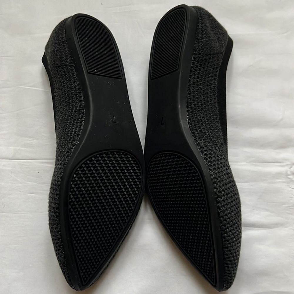 ⭐️FRANK Mully Pointed Toe Ballet Flat Slip On Flat Knit Shoes⭐️ - Picture 8 of 10